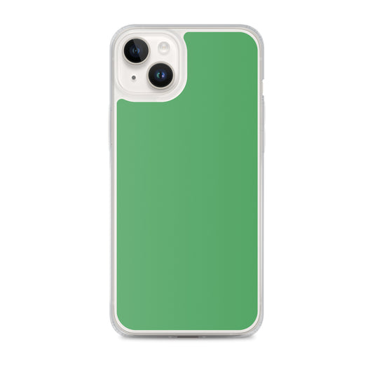 Plain Color Chateau Green iPhone Case Clear Bump Resistant CREATIVETECH