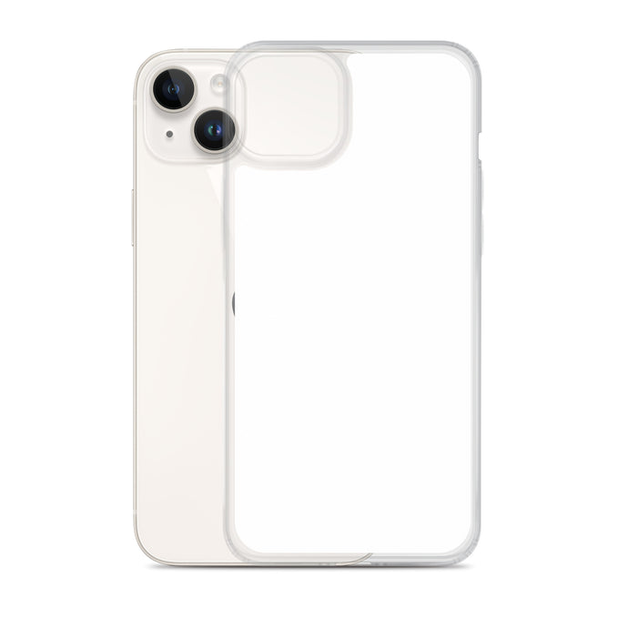 Plain Color White iPhone Case Clear Bump Resistant Flexible CREATIVETECH