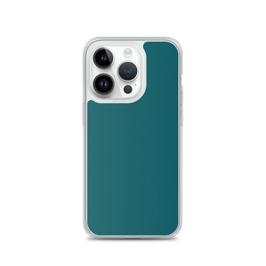 Plain Color Sherpa Blue iPhone Case Clear Bump Resistant CREATIVETECH