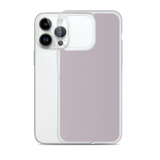 Lily Ash Pink iPhone Clear Thin Case Plain Color CREATIVETECH