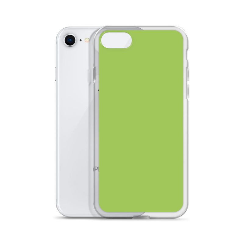 Load image into Gallery viewer, Plain Color Conifer Green iPhone Case Clear Bump Resistant CREATIVETECH
