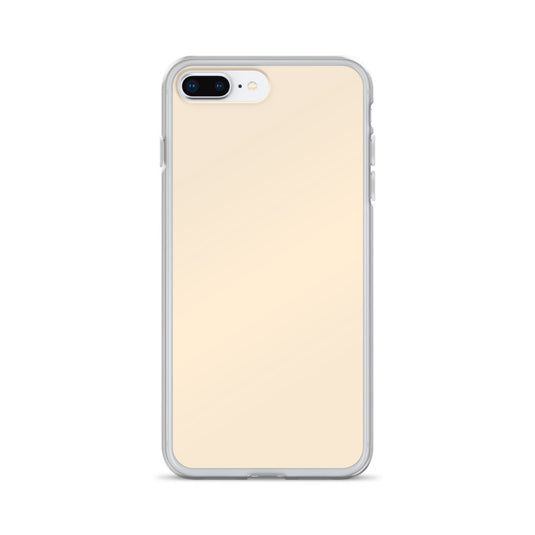 Plain Color Papaya Orange Yellow iPhone Case Clear Bump Resistant Flexible CREATIVETECH