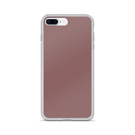 Light Brown Wood iPhone Clear Thin Case Plain Color CREATIVETECH