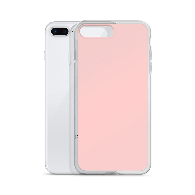 Load image into Gallery viewer, Plain Color Cosmos Pink iPhone Case Clear Bump Resistant Flexible CREATIVETECH
