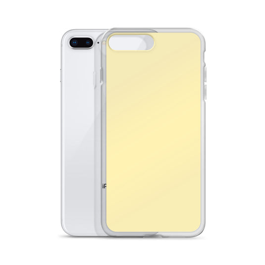 Plain Color Banana Yellow iPhone Case Clear Bump Resistant CREATIVETECH