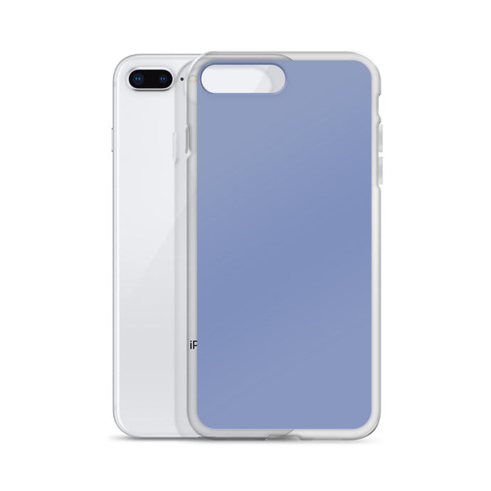 Wild Blue iPhone Clear Thin Case Plain Color CREATIVETECH