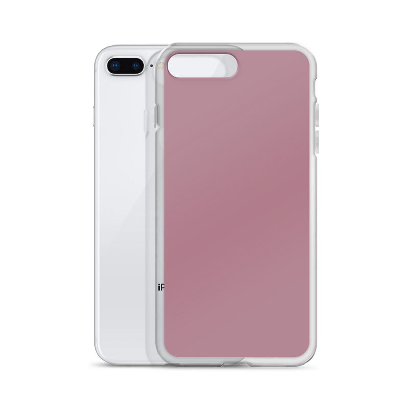 Load image into Gallery viewer, Tapestry Deep Ash Pink iPhone Clear Thin Case Plain Color CREATIVETECH
