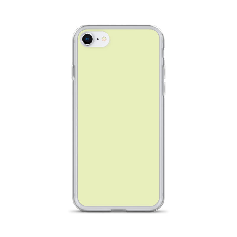 Load image into Gallery viewer, Plain Color Flurry Green iPhone Case Clear Bump Resistant CREATIVETECH
