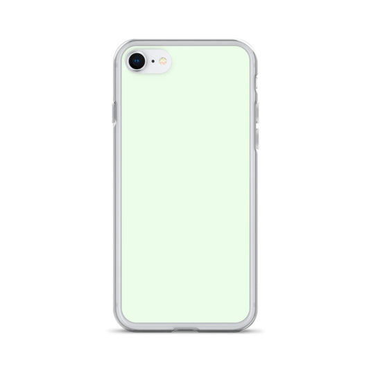 Plain Color Honeydew Green iPhone Case Clear Bump Resistant CREATIVETECH