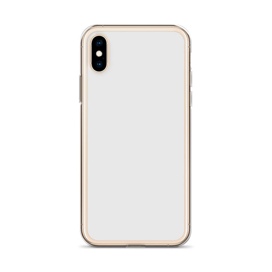 Plain Color Whisper White iPhone Case Clear Bump Resistant Flexible CREATIVETECH