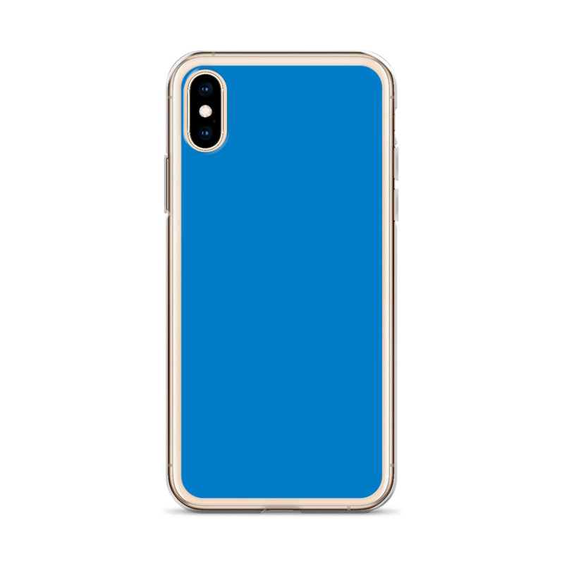 Load image into Gallery viewer, Plain Color Navy Blue iPhone Case Clear Bump Resistant CREATIVETECH
