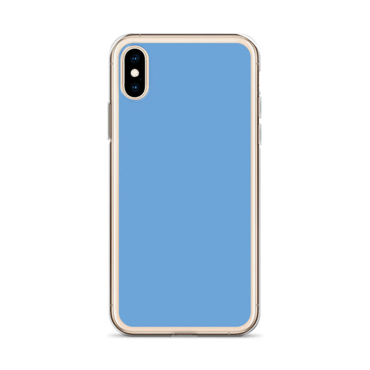 Plain Color Jordy Blue iPhone Case Clear Bump Resistant CREATIVETECH