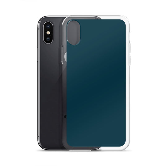 Plain Color Blue Whale iPhone Case Clear Bump Resistant CREATIVETECH
