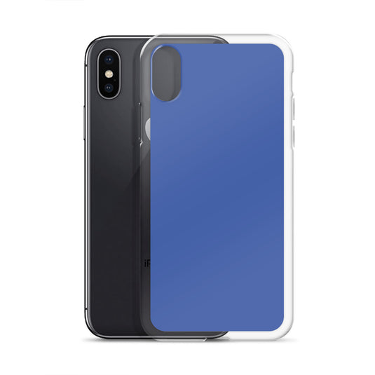 Mariner Blue iPhone Clear Thin Case Plain Color CREATIVETECH