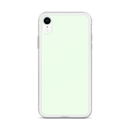 Plain Color Honeydew Green iPhone Case Clear Bump Resistant CREATIVETECH