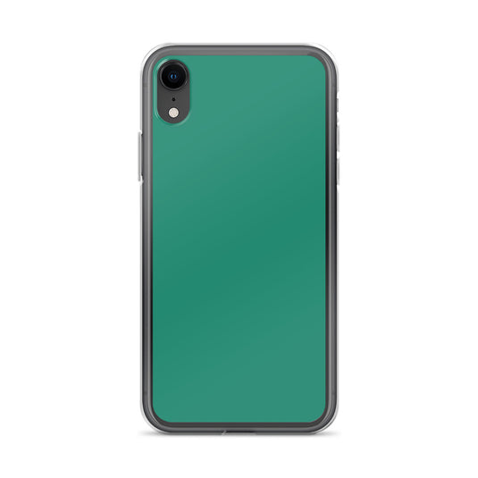 Plain Color Elf Green iPhone Case Clear Bump Resistant CREATIVETECH
