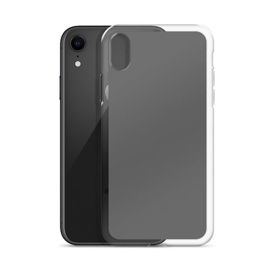 Plain Color Zambezi Grey iPhone Case Clear Bump Resistant CREATIVETECH