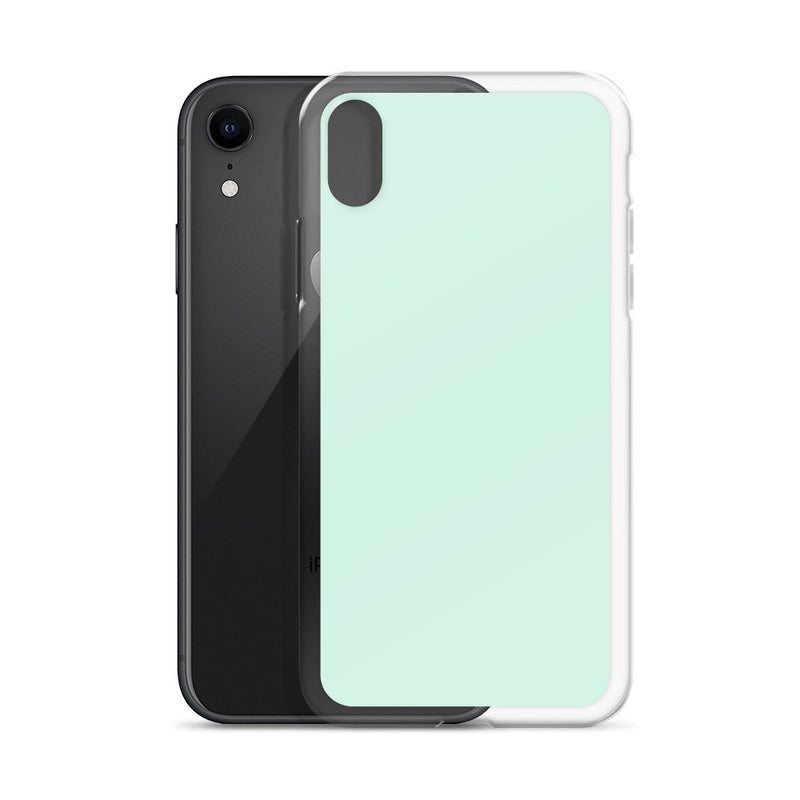 Load image into Gallery viewer, Plain Color Humming Bird Green iPhone Case Clear Bump Resistant CREATIVETECH
