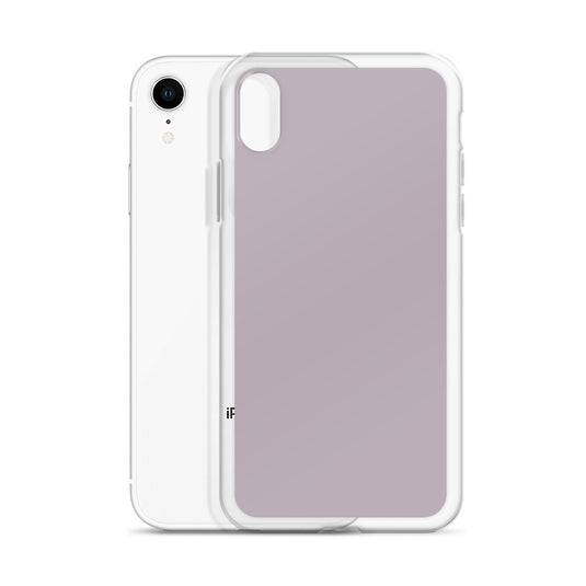 Lily Ash Pink iPhone Clear Thin Case Plain Color CREATIVETECH