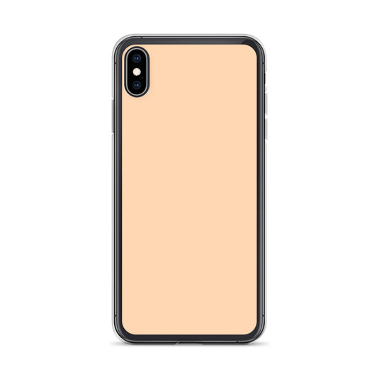 Plain Color Sandy Beach Yellow Orange iPhone Case Clear Bump Resistant Flexible CREATIVETECH