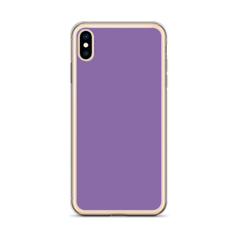 Load image into Gallery viewer, Ce Soir Violet Purple iPhone Clear Thin Case Plain Color CREATIVETECH
