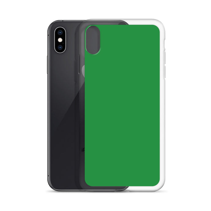 Plain Color Sea Green iPhone Case Clear Bump Resistant CREATIVETECH