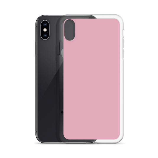 Melanie Pink iPhone Clear Thin Case Plain Color CREATIVETECH