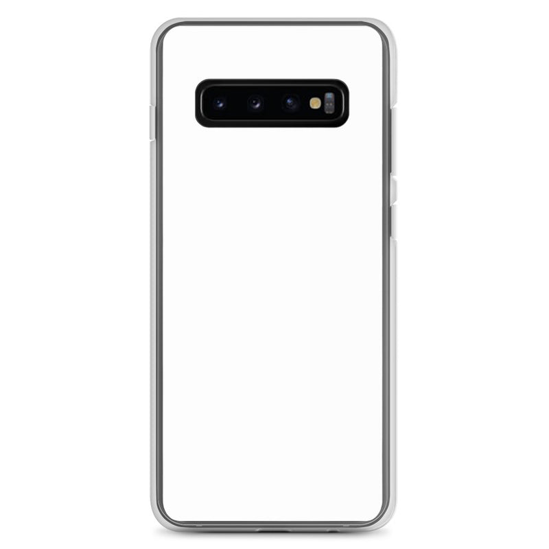 Load image into Gallery viewer, White Samsung Clear Case Plain Color CREATIVETECH
