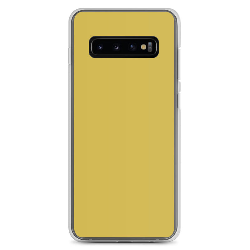 Load image into Gallery viewer, Old Gold Samsung Clear Thin Case Plain Color CREATIVETECH
