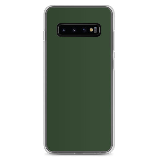 Sage Green Samsung Clear Thin Case Plain Color CREATIVETECH