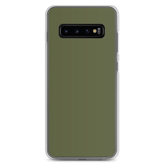 Saratoga Green Samsung Clear Thin Case Plain Color CREATIVETECH