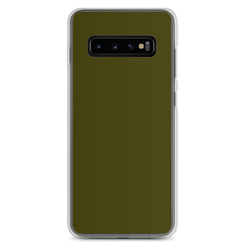 Load image into Gallery viewer, Karaka Tabacco Green Samsung Clear Thin Case Plain Color CREATIVETECH
