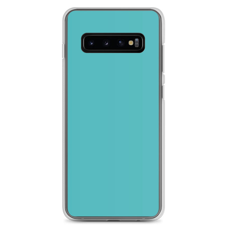 Load image into Gallery viewer, Viking Blue Samsung Clear Thin Case Plain Color CREATIVETECH
