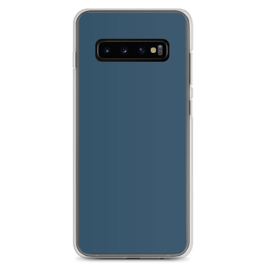 Arapawa Blue Samsung Clear Thin Case Plain Color CREATIVETECH