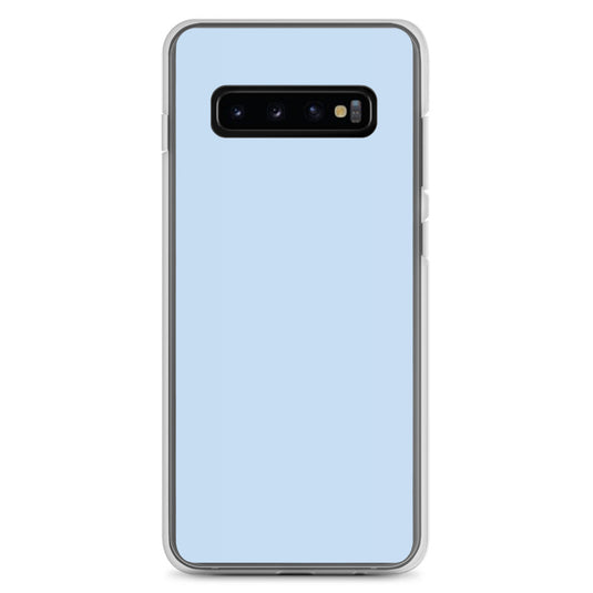 Pattens Blue Samsung Clear Thin Case Plain Color CREATIVETECH