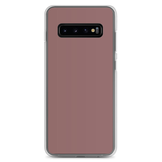 Light Wood Brown Samsung Clear Thin Case Plain Color CREATIVETECH