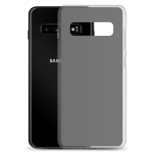 Grey Samsung Clear Thin Case Plain Color CREATIVETECH