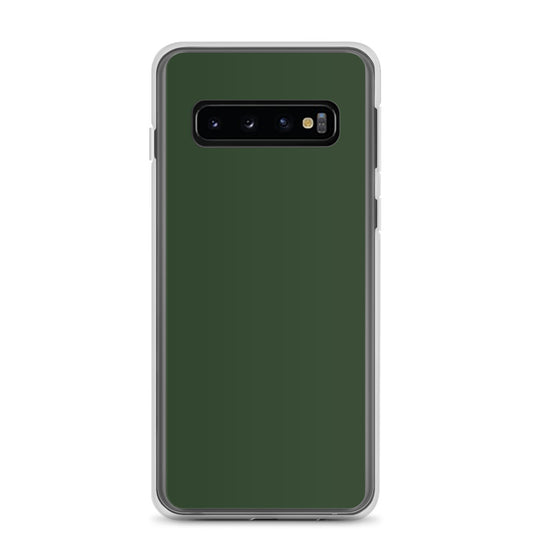 Sage Green Samsung Clear Thin Case Plain Color CREATIVETECH