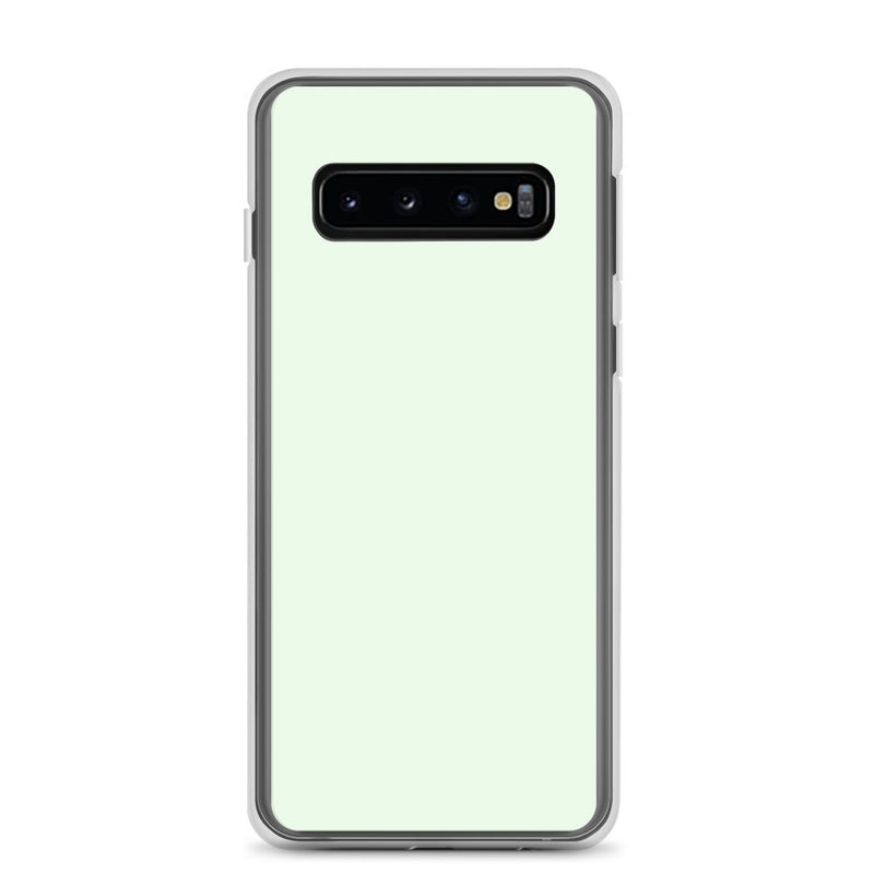 Load image into Gallery viewer, Honeydew Green Samsung Clear Thin Case Plain Color CREATIVETECH
