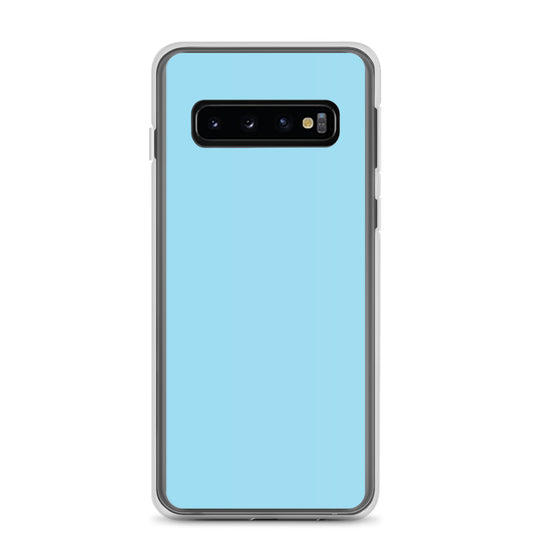 Columbia Blue Samsung Clear Thin Case Plain Color CREATIVETECH