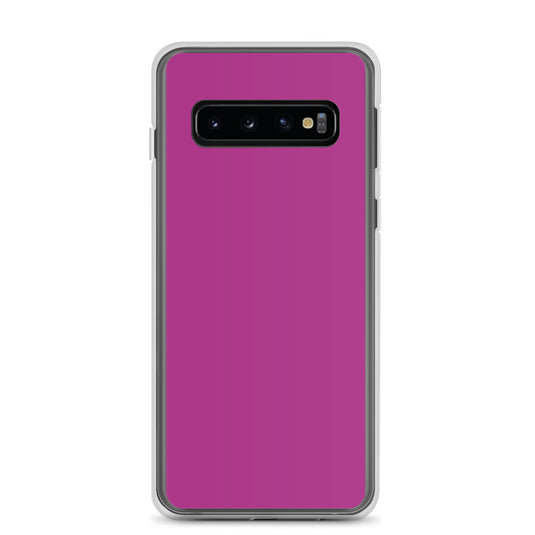 Red Violet Samsung Clear Thin Case Plain Color CREATIVETECH