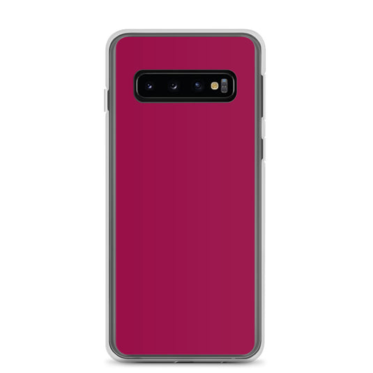 Light Burgundy Samsung Clear Thin Case Plain Color CREATIVETECH