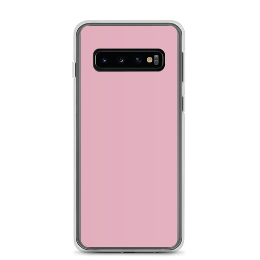 Melanie Pink Samsung Clear Thin Case Plain Color CREATIVETECH