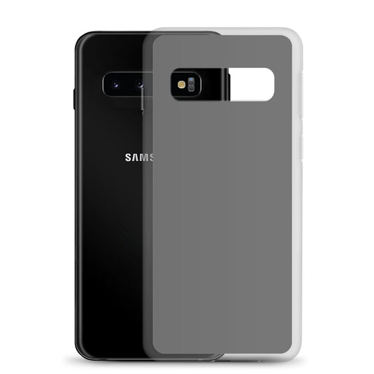 Grey Samsung Clear Thin Case Plain Color CREATIVETECH