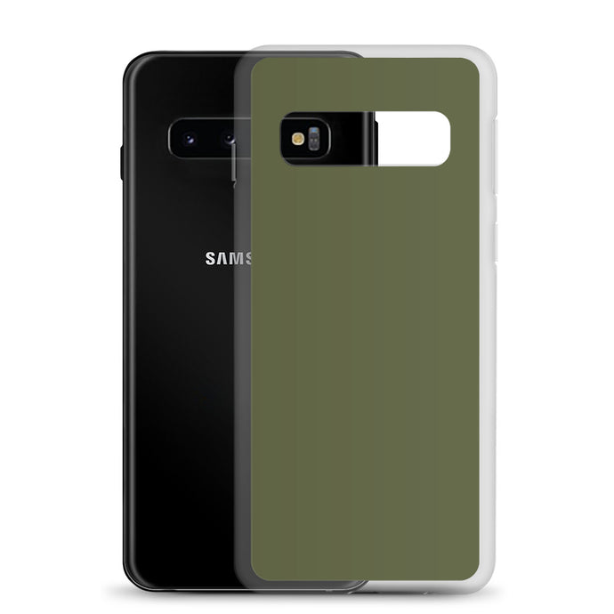 Saratoga Green Samsung Clear Thin Case Plain Color CREATIVETECH