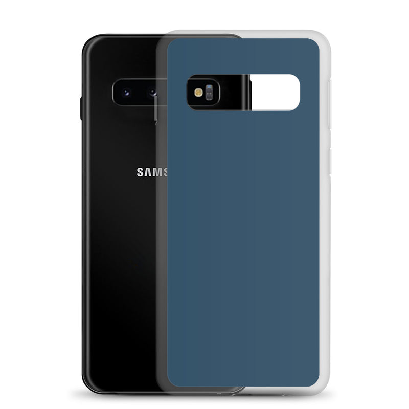 Load image into Gallery viewer, Arapawa Blue Samsung Clear Thin Case Plain Color CREATIVETECH
