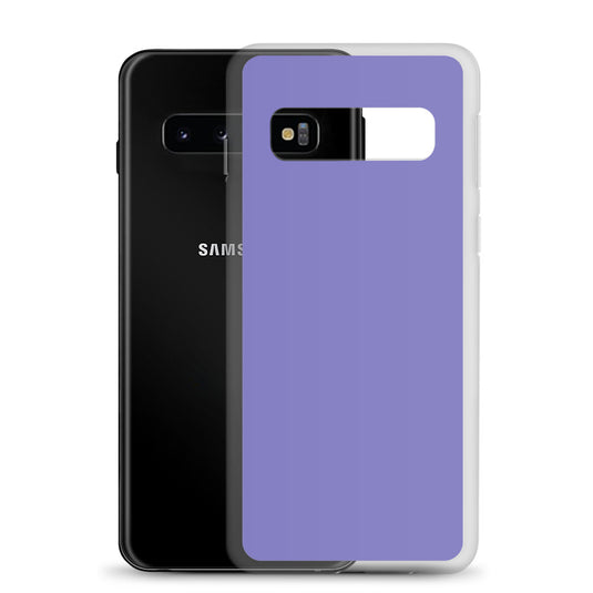 Moody Blue Purple Samsung Clear Thin Case Plain Color CREATIVETECH