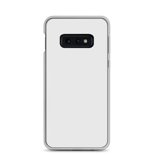 Light Grey Samsung Clear Thin Case Plain Color CREATIVETECH