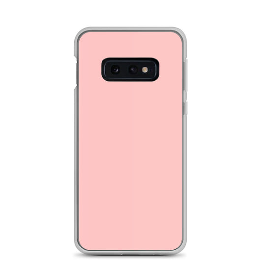 Flamingo Pink Samsung Clear Thin Case Plain Color CREATIVETECH