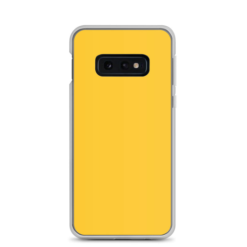 Load image into Gallery viewer, Yellow Samsung Clear Thin Case Plain Color CREATIVETECH
